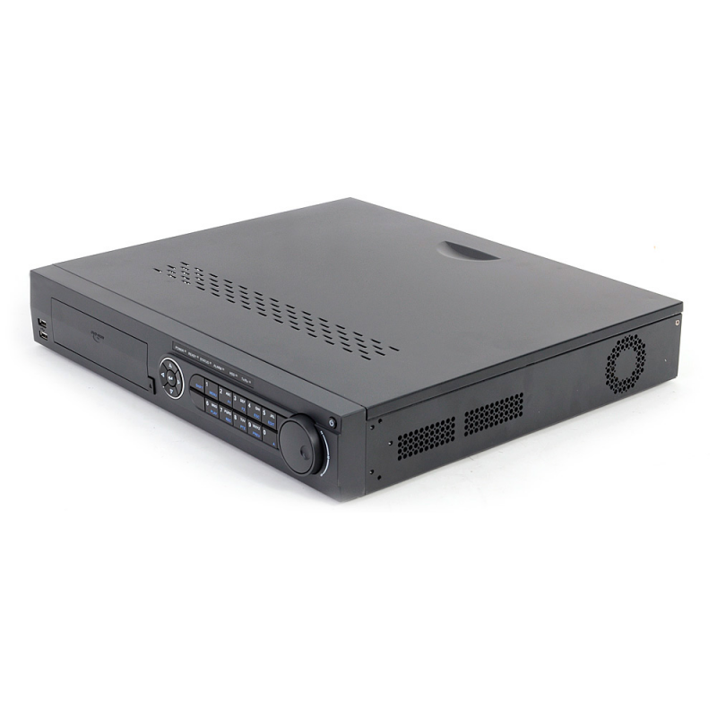 NVR Epcom XR416N/16E, 16 canales IP HD + 16 puertos HPoE de 30W, 1 canal de audio bidireccional, HDMI, VGA, H264+