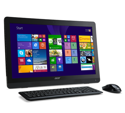 Acer Aspire AIO AZC-606-MO53 Celeron QC J1900 2.0GHZ, 2GB, 500GB, DVD, 19.5”, Windows 8.1 SL DQ.SUJAL.001