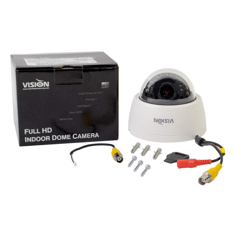 Domo Vision interior HD-TVI 1080p@30IPS, lente 2.8-11mm con D-WDR Mejorado, (compatible con DVR Turbo EPCOM y HIKVISION