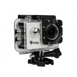 CAMARA DIGITAL DE ACCION STYLOS LCD 1.5" 12MPX HD C/AGUA BLANCO