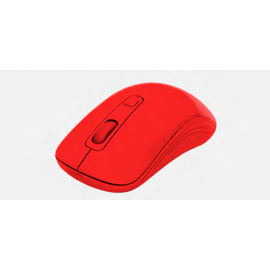 MOUSE VORAGO MO-207 ROJO INALAMBRICO 1000/1600 DPI USB