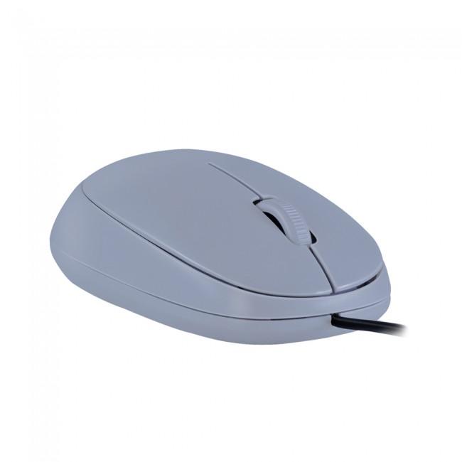 Mouse TrueBasix TB-924771 - Alámbrico - USB - Gris