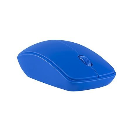 Mouse True Basix TB-924795 - Inalámbrico - Receptor USB - Azul