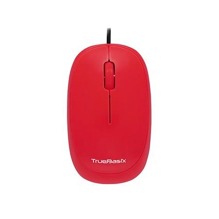 MOUSE ALAMBRICO USB 1000 DPI ROJO ACTECK TRUE BASIX