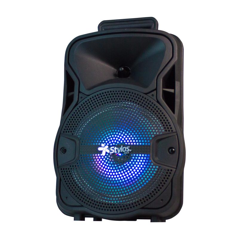 BAFFLE STYLOS 8 NEGRO BT 3.0 LED 8H BATERIA P.M.P.O 2600W