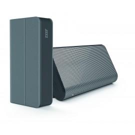 BOCINA SAMSUNG SDI BLUETOOTH, AUX, 3WX2,10 HRS FUNDA GRIS