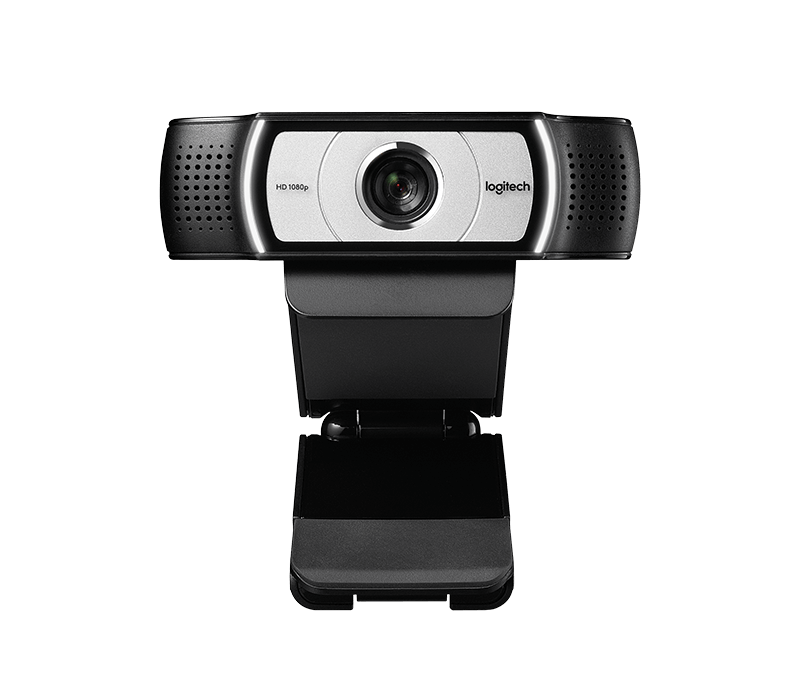 Logitech Business Webcam con Micrófono C930e, Full HD, 1920 x 1080 Pixeles, USB, Negro 960-000971, Certificada para Skype, Cisco