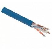 CABLE UTP CAT.6, COLOR AZUL, CCA, BOBINA DE 305 MTS