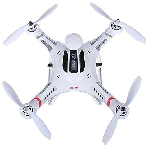 Cheeron CX-20 Auto-Pathfinder, Cuadricóptero RC, 6-Axis, 2.4GHz 4CH, 300 metros, color blanco