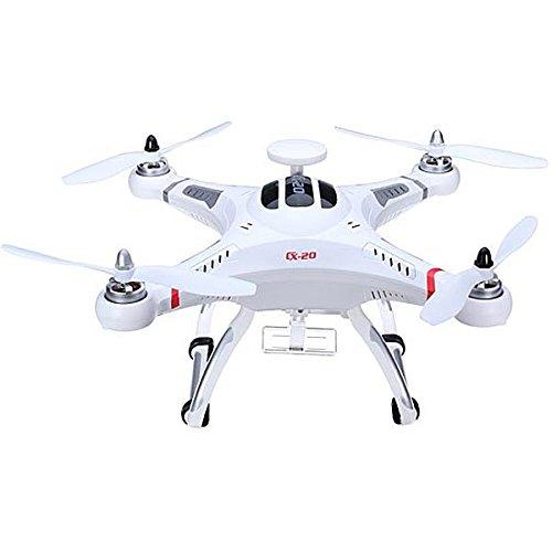 Cheeron CX-20 Auto-Pathfinder, Cuadricóptero RC, 6-Axis, 2.4GHz 4CH, 300 metros, color blanco