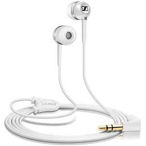 Audifonos Sennheiser CX 300-II Blancos Intra Aurales de Alto Rendimiento y Alta Respuesta en Bajos