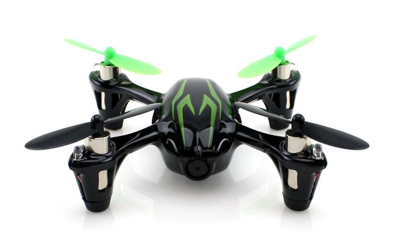 Drone Quadcopter Hubsan H107C, con batería recargable, 2.4GHz, cámara 480p, hasta 100 metros, Color Negro.