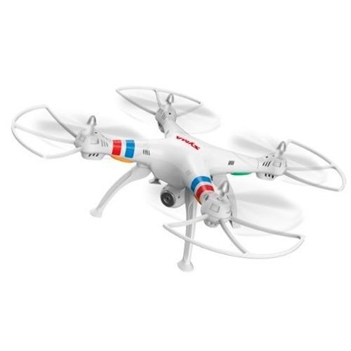 Drone Syma Quadcopter X8C, bateria recargable, 2.5Ghz, Camara HD, 360 grados, Color Blanco.
