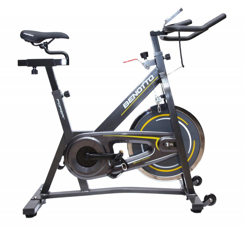 Bicicleta Spinning Benotto Forza Uno Gris Sp-0803-2 Fitness