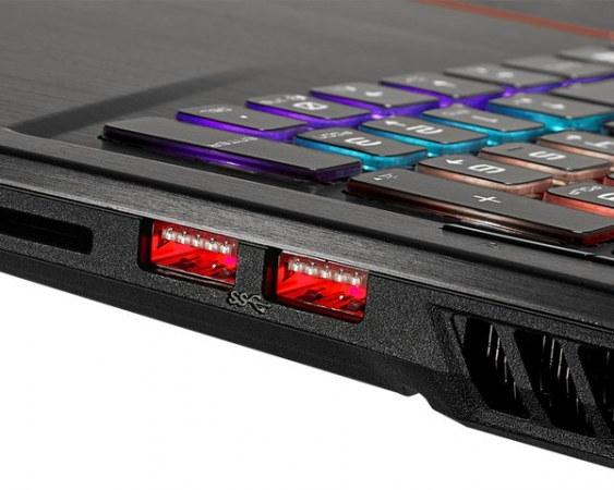 Laptop MSI Gamer GE63VR 7RF Raider, 15.6 ", Intel Core i7-7700HQ, 16GB, 256GB SSD + HDD 1TB, Gtx1070 8GB, Windows 10 Home