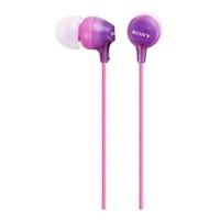 AUDIFONO INTERNO ( IN-EAR) SONY EX15-LP COLOR MORADO CONECTOR 3.5 MM MDR-EX15LP/PR