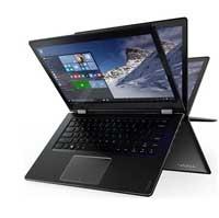 IDEAPAD YOGA YG 510-14AST LENOVO AMD A9 9410 DC 2.9GHZ/8GB/500GB/14”HD TOUCH/WIN10HOME/NEGRO 80S9000RLM