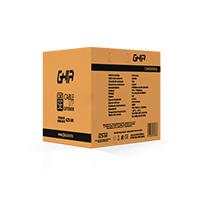 BOBINA DE CABLE EXTERIOR MARCA GHIA CAT5E CON GEL UTP CCA 305M 1000FT CERTIFICACIN CE / ROSH GCB-041