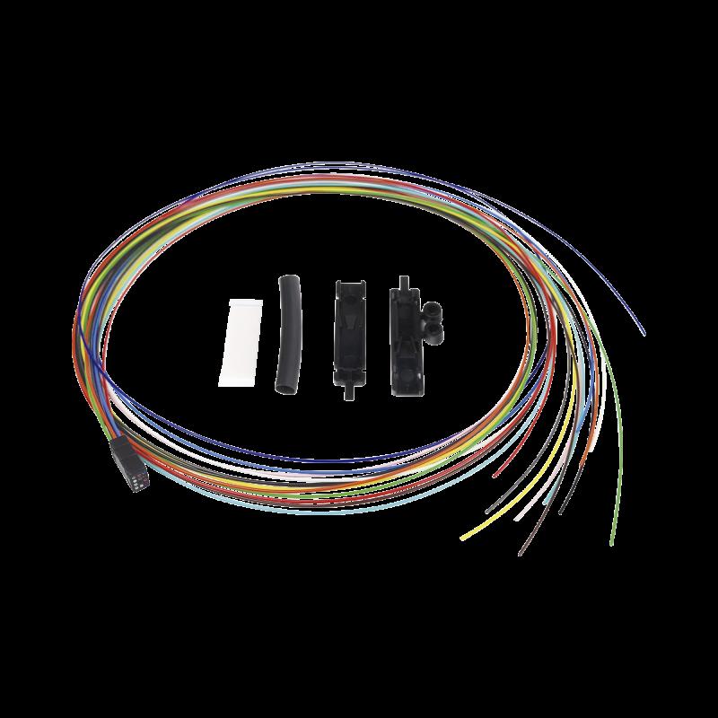 Kit FanOut de 12 Fibras, Para Convertir de 250 a 900 Micras, 1 Metro