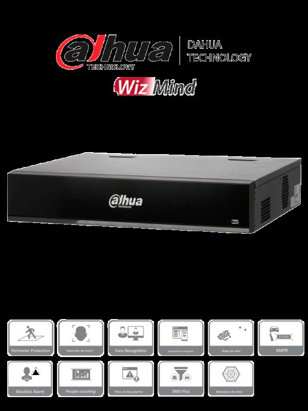 DAHUA DHI-NVR5432-EI/ NVR de 32 Canales IP 4K/ WizSense/ Smart H.265 ...