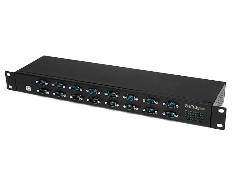 Concentrador Hub 16 Puertos Db9 Serial A Usb Ftdi De Rack Rs232 ICUSB23216F