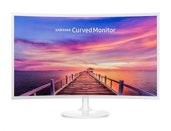 Monitor Samsung Curvo, 32", 1920x1080, HDMI, Display Port, BLANCO