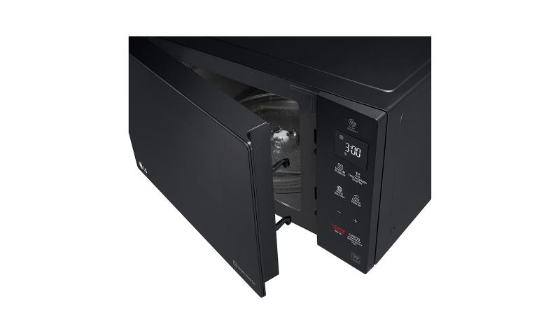 Horno de Microondas LG MS1536GIS NeoChe 1.5 pies Negro con EasyClean y Smart Diagnosis