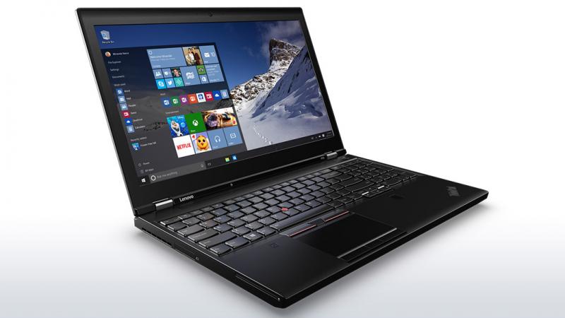 Laptop Lenovo Thinkpad P50, Intel Xeon E3 - 3.7 Ghz, 8GB, 256GB, 15.6 FHD LCD, Webcam, Windows 7/10 Pro, 20ENA00CLM
