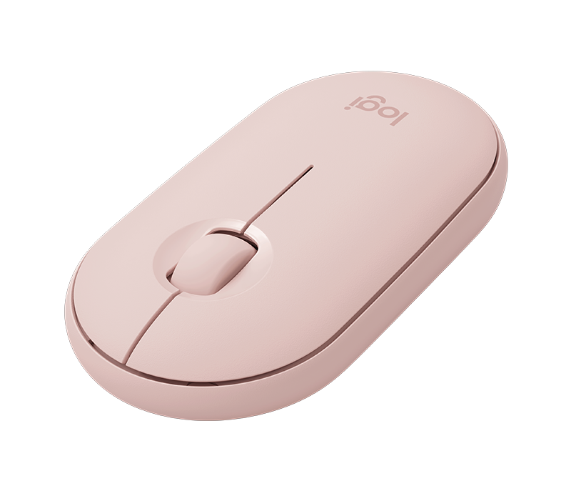Mouse inalámbrico Logitech Pebble M350 Rosa 910-005769