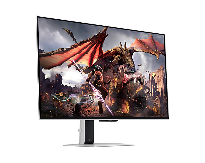 Monitor Gamer 32 pulgadas Odyssey OLED G8, tasa refresco 240 Hz, Plata