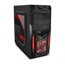GABINETE EAGLE WARRIOR GAMING ROJO SIN FUENTE ATX/MATX CG05R0RIHB010EG