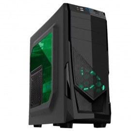 GABINETE EAGLE WARRIOR GAMING VERDE SIN FUENTE ATX/mATX CG06R0RIHB010