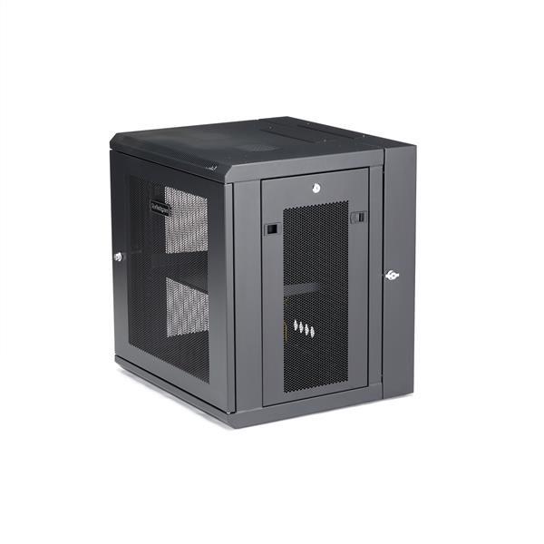 GABINETE RACK DE PARED ABISAGRA DO 12U 17" PROFUNDO RK12WALHM