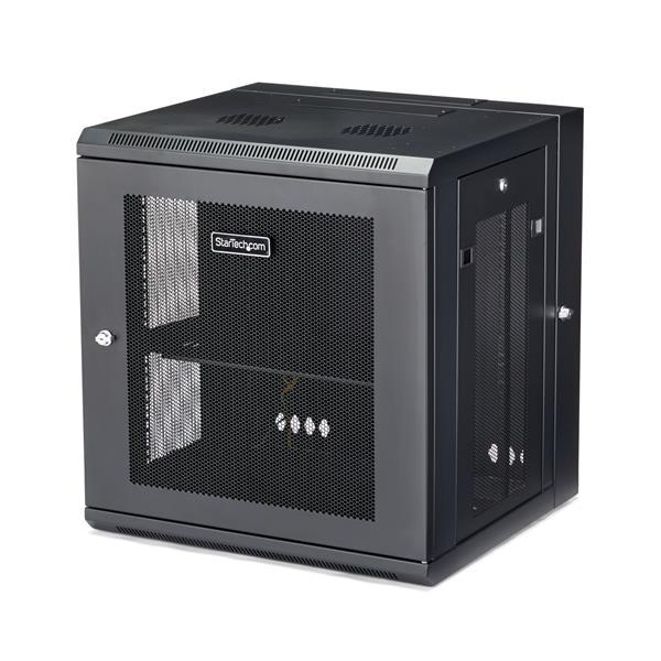 GABINETE RACK DE PARED ABISAGRA DO 12U 17" PROFUNDO RK12WALHM