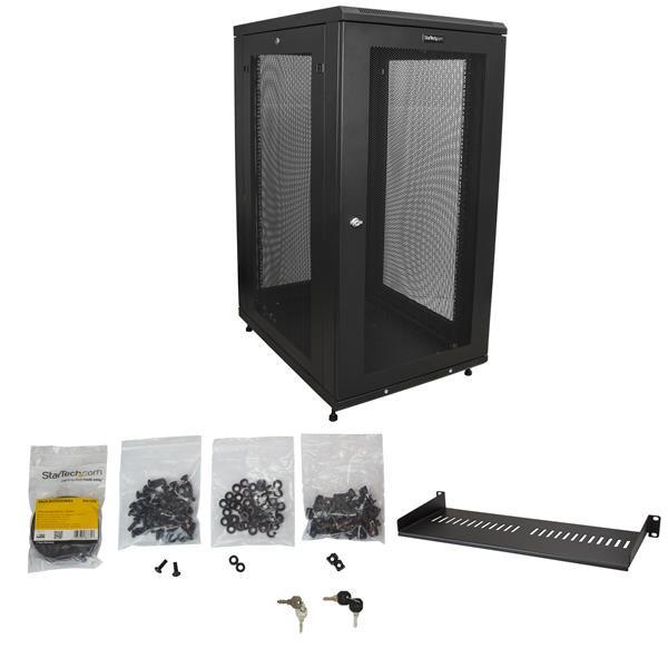 Gabinete Rack de Servidores de 24U con 31 Pulgadas de Profundidad StarTech RK2433BKM