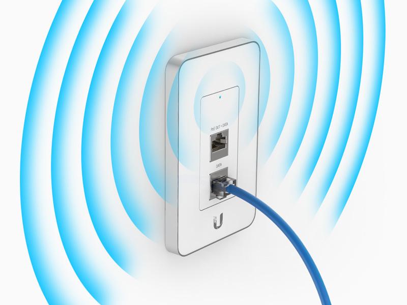 Access Point Punto a Multipunto Ubiquiti Networks UAPIW(US), UniFI para pared