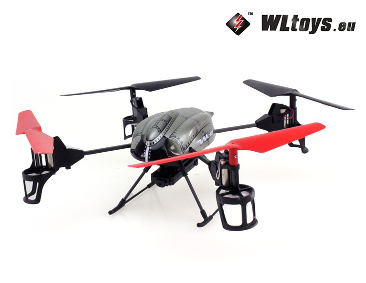 Drone Quadcopter WL TOYS V959, con batería recargable, 2.4GHz, hasta 60 metros, Color Negro.
