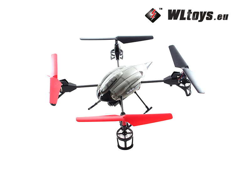 Drone Quadcopter WL TOYS V959, con batería recargable, 2.4GHz, hasta 60 metros, Color Negro.